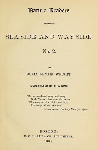 Cover for Nature--by seaside and wayside ...