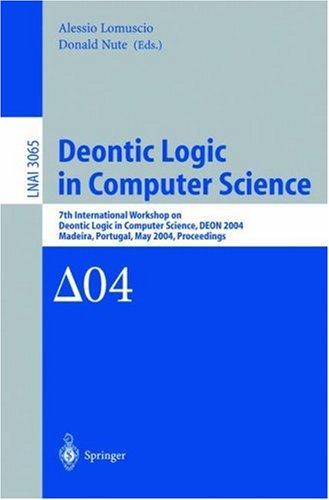 Cover for Deontic logic in computer science