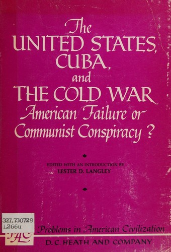 Cover for The United States, Cuba, and the cold war