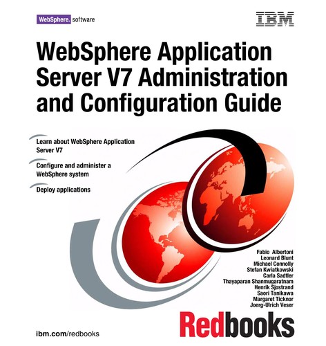 Cover for Websphere application server v7 administration and configuration guide