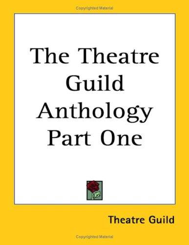 Cover for The Theatre Guild Anthology Part One