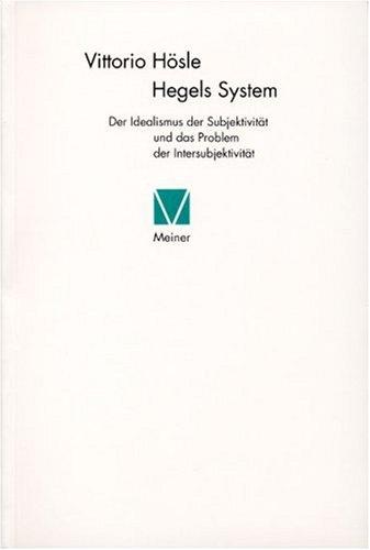 Cover for Hegels System
