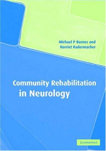 Cover for Community Rehabilitation in Neurology