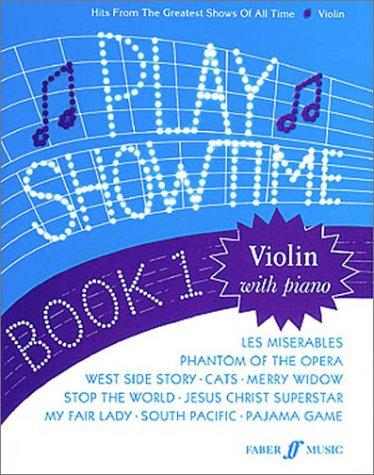 Cover for Play Showtime Book 1. Violin with piano.