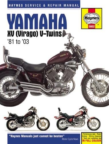 Cover for Yamaha XV (Virago) Service and Repair Manual