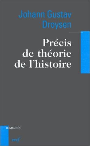 Cover for Précis de théorie de l'histoire