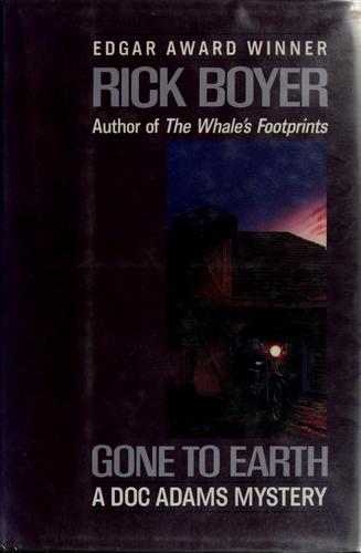Cover for Gone to earth