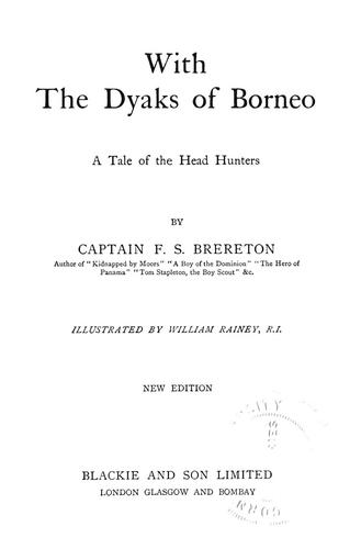 Cover for With the Dyaks of Borneo