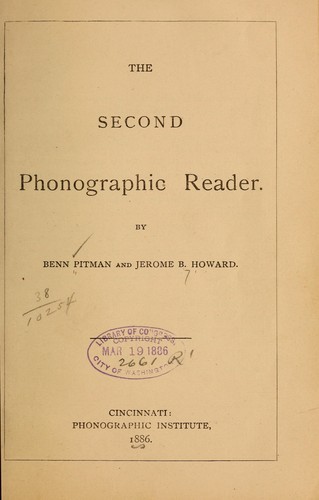 Cover for The second phonographic reader
