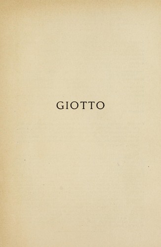 Cover for Giotto