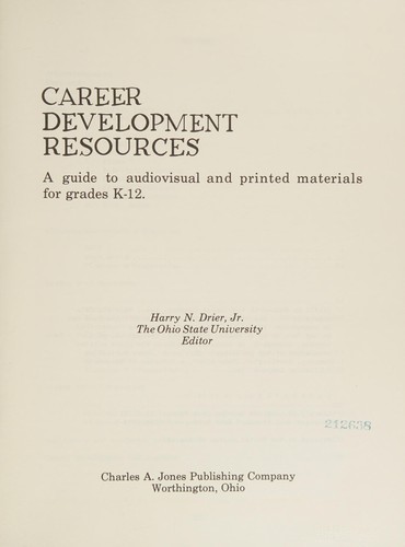 Cover for Career development resources