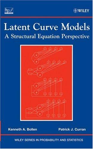 Cover for Latent curve models