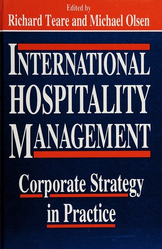 Cover for International hospitality management