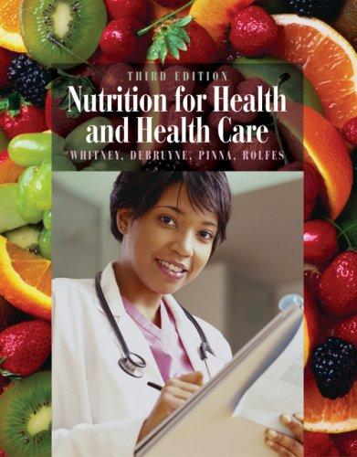 Cover for Nutrition for Health and Health Care (with InfoTrac  1-Semester Printed Access Card)