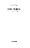 Cover for Ricco a parole