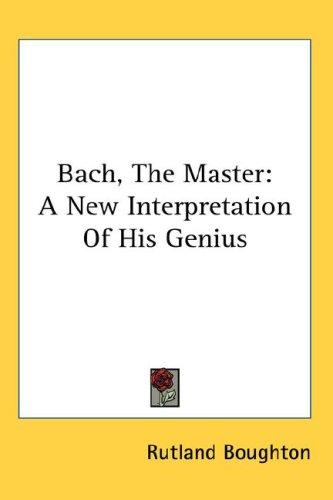 Cover for Bach, The Master