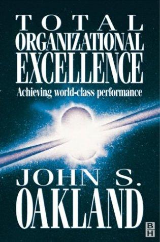 Cover for Total organizational excellence