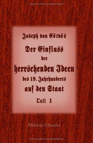 Cover for Der Einfluss der herrschenden Ideen des 19. Jahrhunderts auf den Staat