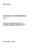 Cover for Anarchisten und Syndikalisten