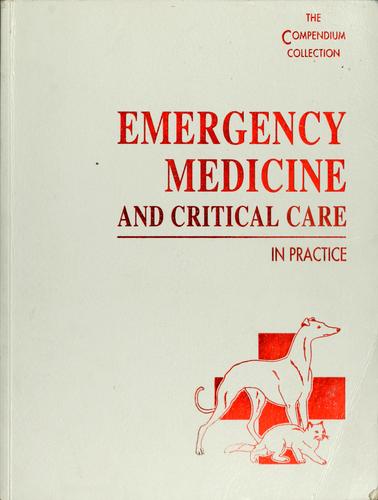 Cover for Emergency medicine and critical care
