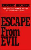 Cover for Escape from evil