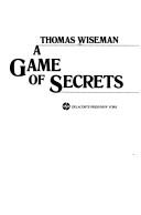 Cover for A game of secrets