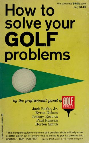 Cover for How to solve your golf problems