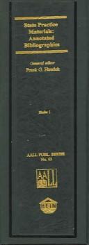 Cover for State Practice Materials