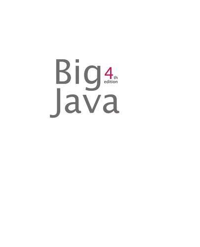 Cover for Big Java