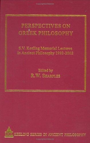 Cover for Perspectives on Greek Philosophy