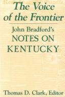 Cover for The voice of the frontier