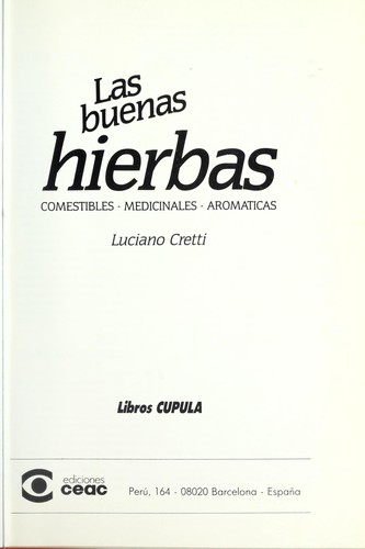 Cover for Buenas Hierbas, Las