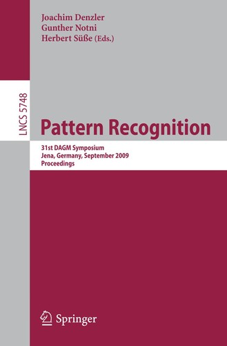 Cover for Pattern recognition