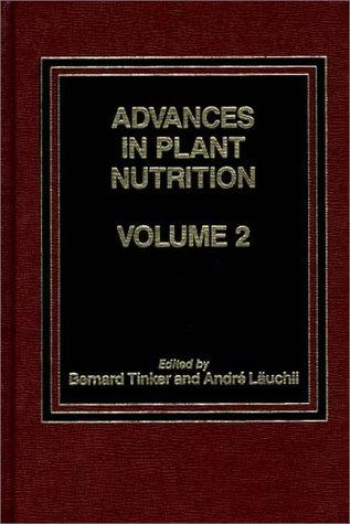 Cover for Advances in Plant Nutrition