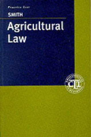 Cover for Agricultural Law