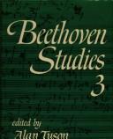 Cover for Beethoven Studies 3 (Beethoven Studies)