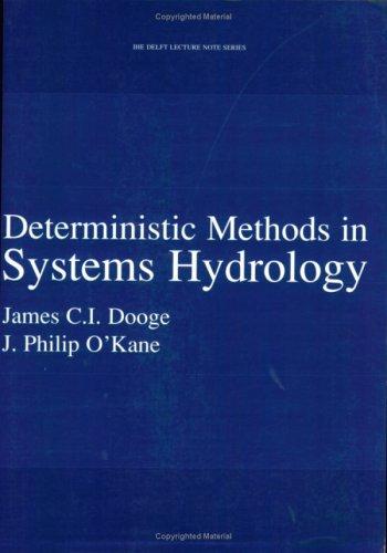 Cover for Deterministic Methods in Systems Hydrology