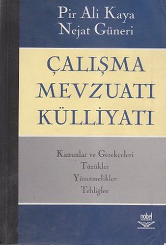 Cover for Calisma Mevzuati Kulliyati