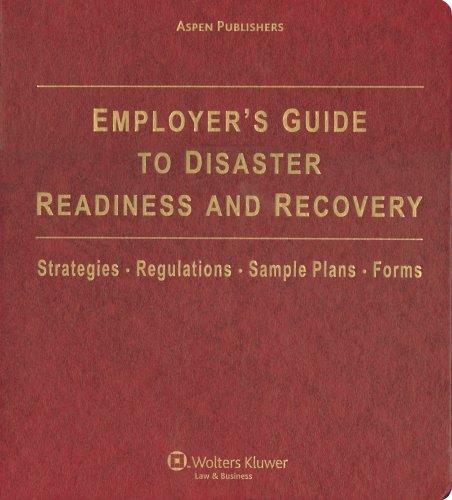 Cover for Employer's Guide to Disaster Readiness and Recovery