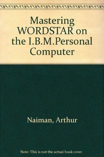 Cover for Mastering WordStar on the IBM PC