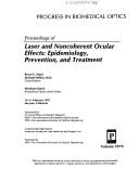 Cover for Proceedings of laser and noncoherent ocular effects