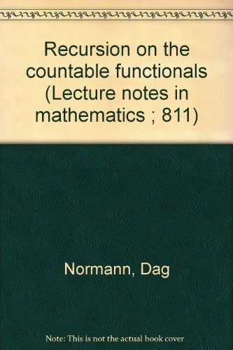 Cover for Recursion on the countable functionals