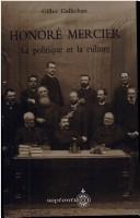 Cover for Honoré Mercier