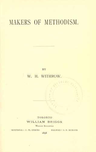 Cover for Makers of Methodism