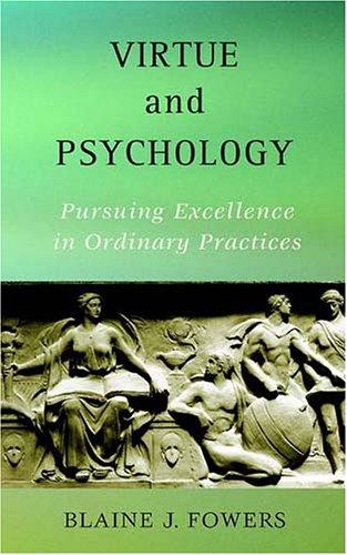 Cover for Virtue And Psychology