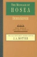 Cover for The message of Hosea