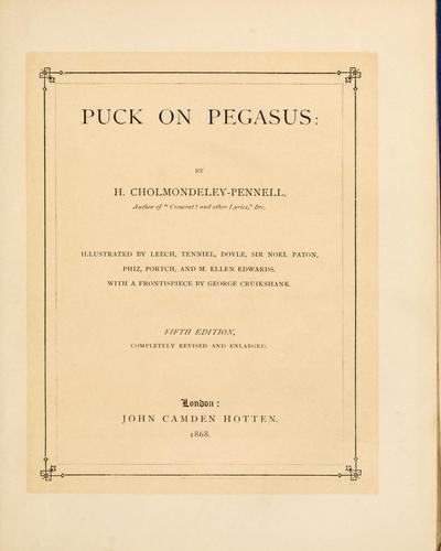 Cover for Puck on Pegasus