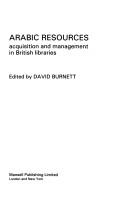 Cover for Arabic resources