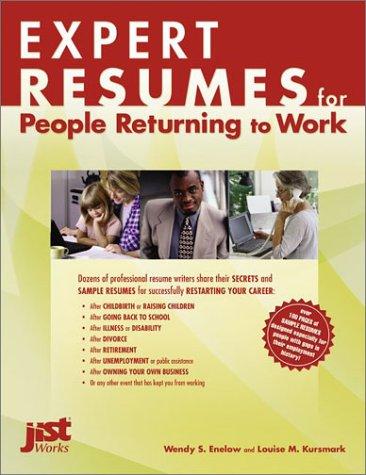 Cover for Expert resumes for people returning to work