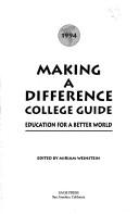 Cover for Making a Difference College Guide 1994